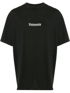 Vetements футболка с логотипом