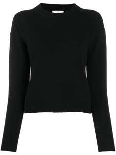 Allude джемпер в рубчик с круглым вырезом