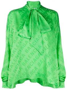 Balenciaga блузка с логотипом