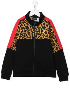 Marcelo Burlon County Of Milan Kids куртка с леопардовым принтом