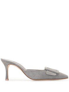 Manolo Blahnik мюли с пряжкой