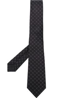 Alexander McQueen галстук с геометричным узором