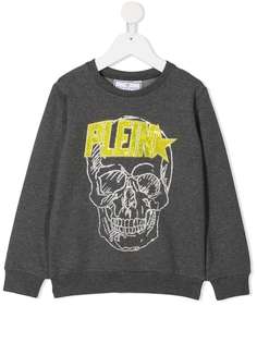 Philipp Plein Junior толстовка с декором Skull
