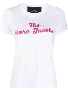 Marc Jacobs футболка с логотипом и блестками