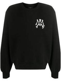 AMIRI толстовка Bones с круглым вырезом