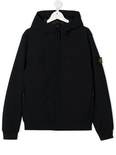 Stone Island Junior куртка на молнии с капюшоном