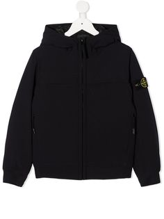 Stone Island Junior куртка на молнии с капюшоном