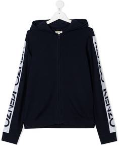 Kenzo Kids толстовка с капюшоном и логотипом