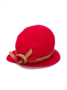 Mi Mi Sol фетровая шляпа с контрастной лентой