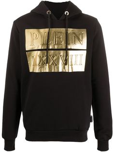 Philipp Plein худи с логотипом металлик