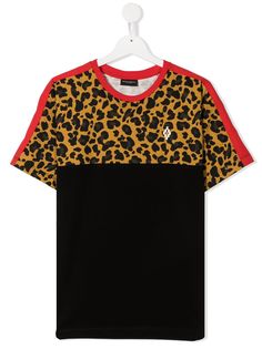Marcelo Burlon County Of Milan Kids футболка с леопардовым принтом
