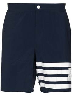 Thom Browne плавки-шорты с контрастными полосками 4-Bar