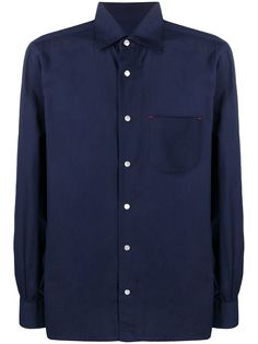 Kiton футболка с накладным карманом