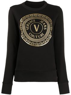 Versace Jeans Couture футболка с круглым вырезом и логотипом