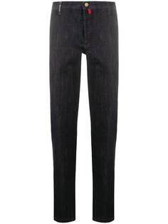 Kiton прямые джинсы с завышенной талией