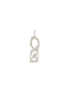Acne Studios серьга с подвеской O