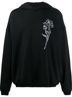 Ann Demeulemeester худи с цветочным принтом