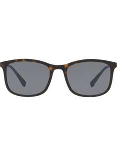 Prada Eyewear солнцезащитные очки в квадратной оправе черепаховой расцветки