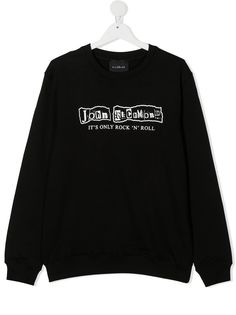 John Richmond Junior джемпер с принтом Rock N Roll
