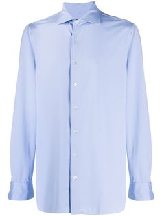 Lardini полосатая рубашка узкого кроя