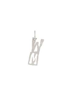 Acne Studios серьга с подвеской в форме буквы W