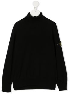 Stone Island Junior джемпер с высоким воротником