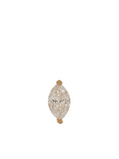 Kismet By Milka единичная серьга-гвоздик из розового золота с бриллиантами