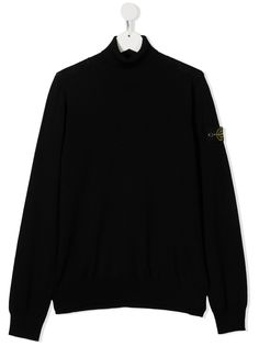 Stone Island Junior джемпер с высоким воротником