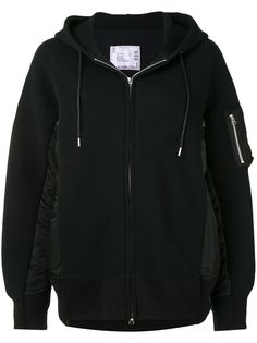 sacai худи Sponge Sweat x MA-1
