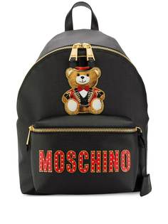 Moschino рюкзак с нашивкой-логотипом