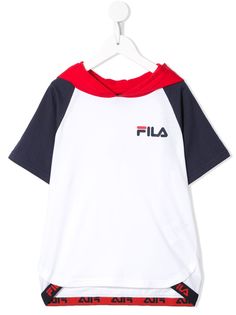 Fila Kids худи в стиле колор-блок с логотипом