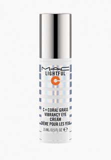 Крем для кожи вокруг глаз MAC Увлажняющий Lightful C + Coral Grass Vibrancy Eye Cream, 15 ml