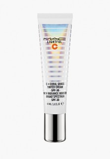Тональный крем MAC Увлажняющий с эффектом сияния Lightful C + Coral Grass Tinted Cream With Radiance Booster SPF 30, LIGHT PLUS, 40 мл