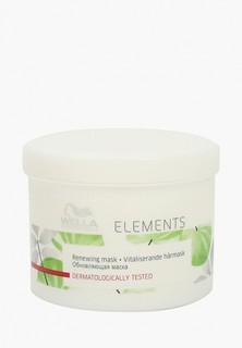 Маска для волос Wella Professionals ELEMENTS для обновления волос, 500 мл