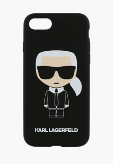 Чехол для iPhone Karl Lagerfeld Liquid silicone Iconic Karl Hard