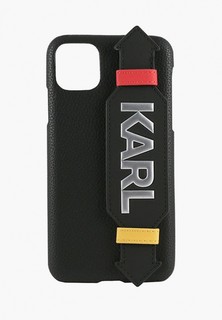 Чехол для iPhone Karl Lagerfeld PU with strap Karl logo Hard