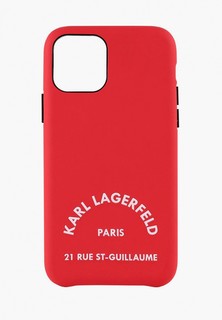 Чехол для iPhone Karl Lagerfeld 11 Pro PU Leather Rue Saint Guillaume Hard Red