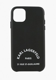 Чехол для iPhone Karl Lagerfeld 11 PU Leather Rue Saint Guillaume Hard Black