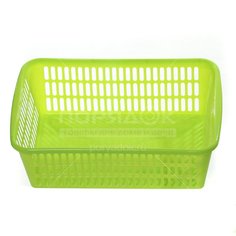 Корзина универсальная прямоугольная Полимербыт С332, 30х19.5х9.5 см