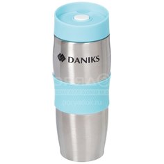 Термокружка Daniks SL-069-tiff, 380 мл, тиффани