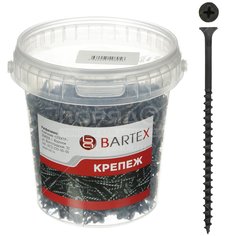 Саморез по дереву и гипсокартону Bartex 100 шт, 4.2х90 мм