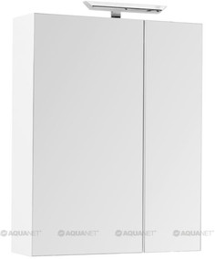 Зеркальный шкаф 70х87,3 см L белый Aquanet 00202088
