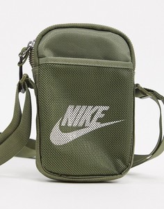 Сумка для полетов цвета хаки Nike Heritage-Зеленый
