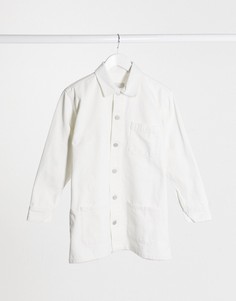 Белая куртка в стиле милитари Waven-Белый