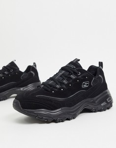 Черные кроссовки Skechers-Черный