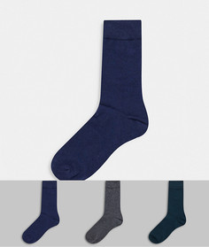 3 пары носков (серые/темно-синие/синие) Only & Sons-Серый