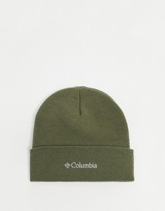 Плотная шапка-бини цвета хаки Columbia City Trek-Зеленый