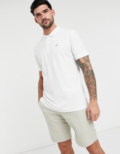 Хлопковая футболка-поло белого цвета Calvin Klein Golf-Белый