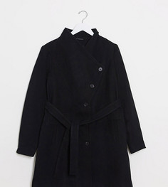 Черное пальто с воротом-трубой Vero Moda Curve-Черный цвет