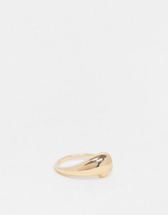 Золотистое кольцо Vero Moda-Золотой